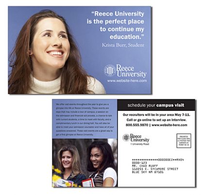Laminated Plastic Card - 5.25x8.5 Square Corners-927