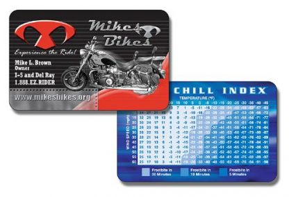 Extra-Thick Laminated Plastic Petite Wallet Card - 3.375x2.125 - 24 pt.-1094