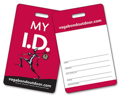 Laminated Card w/Punch-Out Slit - 3.375x2.125 2-Sided-1046