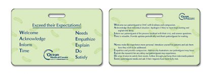 Extra-Thick Laminated I.D./Wallet Card with Punch - 2.125x3.375 - 24 pt.-1074