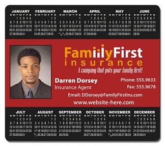 Financial Service Calendar Magnet One Day Ship - 3.5x4 Round Corners-0