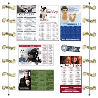 Announcement Calendar Magnet One Day Ship - 3.5x6 Round Corners-0