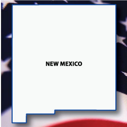 New Mexico Shaped Magnet-1609 New Mexico Shaped Magnet-1609