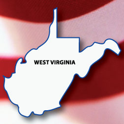 West Virginia Shaped Magnet-1643 West Virginia Shaped Magnet-1643